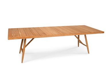 Rectangular teak garden table BELUGA Fischer Möbel