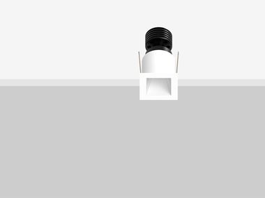 Square recessed spotlight BABA Q10 Flexalighting