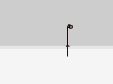Height-adjustable LED Outdoor floodlight MAUNA SPIKE DTW Flexalighting