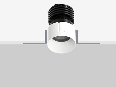 Recessed LED round spotlight ZIGGY DTW Flexalighting