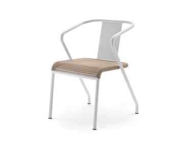 Poltroncina da giardino in corda con braccioli CALIPSO CORD Flexform