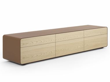 Wooden sideboard with drawers CLARENCE Flexform