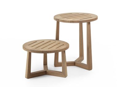 Tavolino da giardino in legno massello JIFF OUTDOOR Flexform