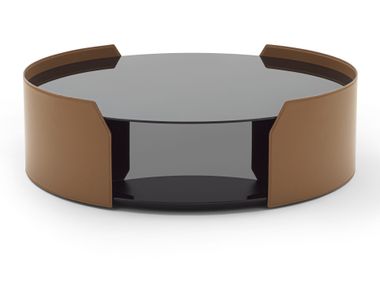 Low round coffee table LOUISE Flexform