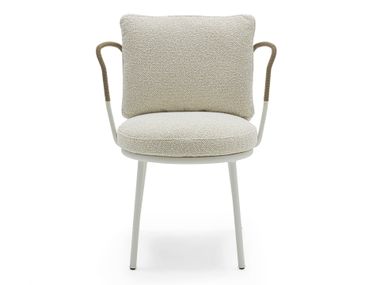 Sedia da giardino imbottita con braccioli MARGHERÌ Flexform
