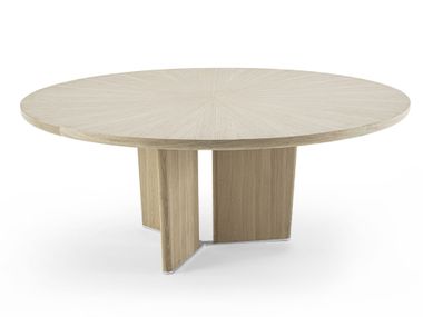 Round wooden table MARQUIS Flexform