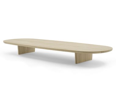 Wooden central coffee table MARQUIS Flexform