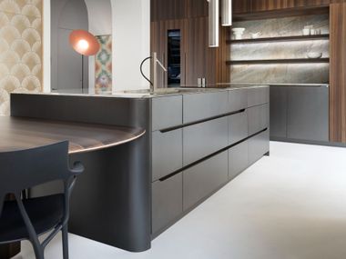 Metal kitchen with island C_34  INSPIRATION 1 Floritelli Cucine