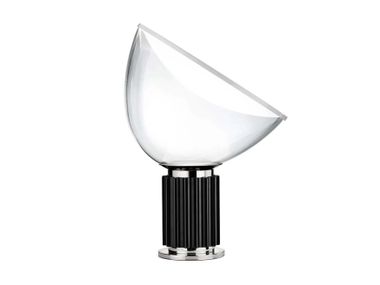 LED glass and aluminium table lamp TACCIA SMALL Flos