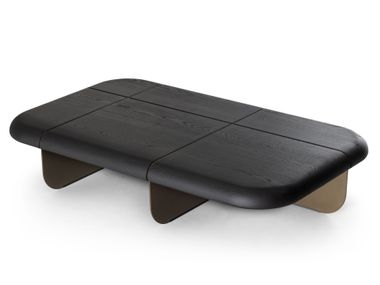 Square solid wood coffee table GEN Flou