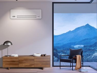 Hydronic fan coil for high wall installation AURAL SPLIT Fondital