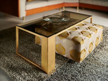Rectangular glass central coffee table HORIK Former In Italia