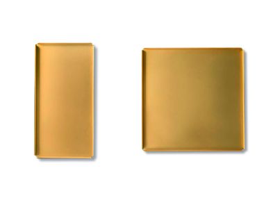 Rectangular painted metal tray Painted metal tray Former In Italia