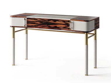 Leather secretary desk SVEVO Former In Italia