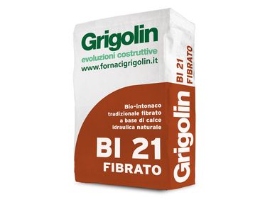 Natürlicher und ökologischer Putz BI 21 FIBRATO Fornaci Calce Grigolin