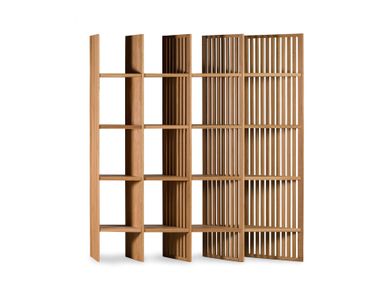 Open freestanding oak bookcase MA FÖRNİ