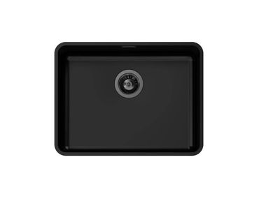 Lavello a una vasca in acciaio inox S400 53 SOTTOTOP PVD BLACK FUMÉ Foster