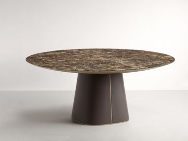 Round marble dining table ARTÙ Frag