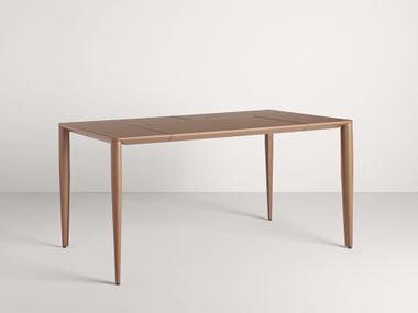 Tanned leather desk / table DANTE Frag