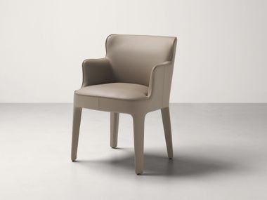Upholstered chair with armrests PUBLIC P Frag