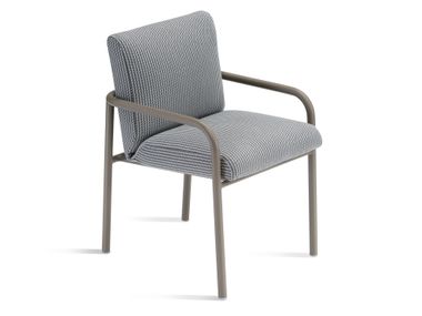 Fabric chair with armrests PILAR GABER