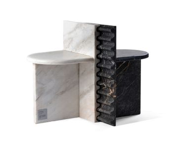 Marble chair DUETO GALRÃO