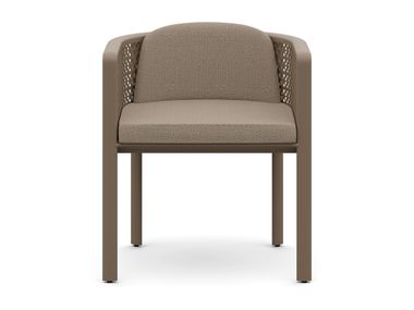 Garden armchair with perforated sheet metal structure ARCO GANDIABLASCO