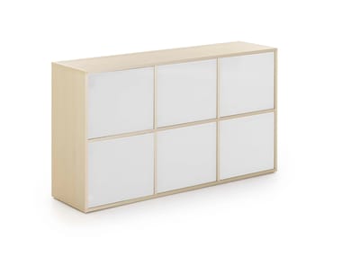 GANDIABLASCO, GBMODULAR Libreria a parete autoportante in alluminio anodizzato