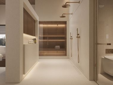 Revestimiento de pared/suelo efecto mármol SERENO BEIGE GANI MARBLE TILES