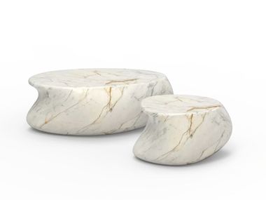 Fiberglass central coffee table ECHO GANSK
