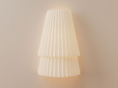 LED Wandlampe aus Polymer PLEAT GANTRI