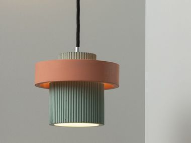 Luminária pendente feita à mão de cimento [S9] GANTlights
