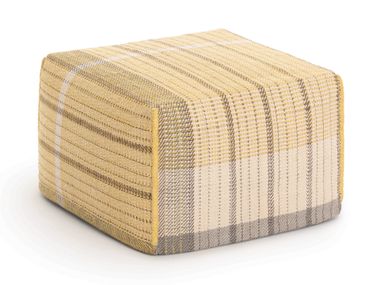 Square pouf REVERSIBLE YELLOW GAN