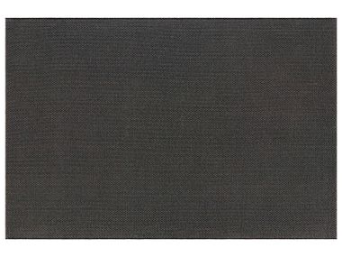 Alfombra rectangular hecha a mano de PET reciclado para exterior SALINE BLACK GAN