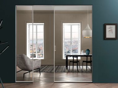 GD DORIGO, MIZU 800 Porta scorrevole a scomparsa in alluminio e vetro