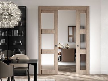 GD DORIGO, PEGASO P11V3 Porta scorrevole a scomparsa in laminato