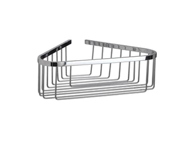 GEDY, CARACALLA Portaoggetti per doccia angolare in acciaio inox