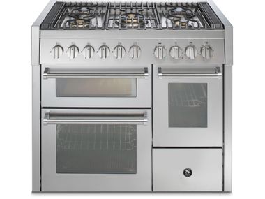 Küchenherd aus Edelstahl GENESI 100/3 Steel