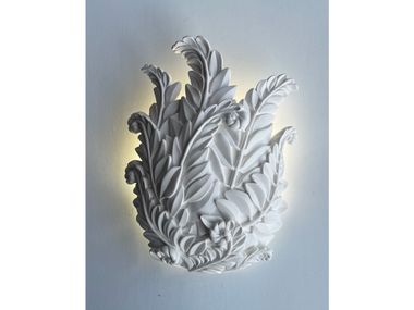 Plaster wall light 40 FOUGERE GESSO