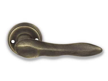 GIARA ART DESIGN-BRONZE, MOSSA Maniglia in bronzo su rosetta