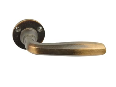 GIARA ART DESIGN-BRONZE, OTTAGONALE Maniglia in bronzo su rosetta