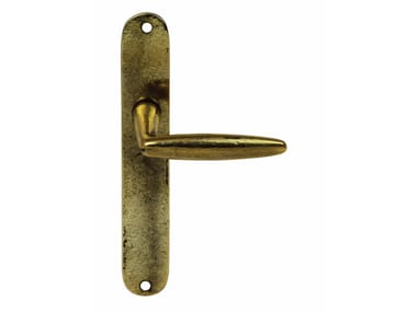 GIARA ART DESIGN-BRONZE, ALA Maniglia in ottone su piastra