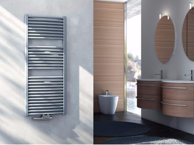 Wall-mounted carbon steel towel warmer GIORGIA