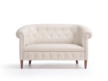 Tufted leather sofa FLÙ Giovannetti Classici