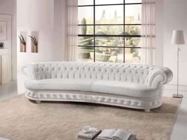 Tufted leather sofa LUXURY Giovannetti Classici
