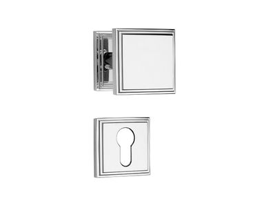 Brass door knob with lock GLAMOR LINEA CALI'