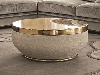 Low round coffee table GODWIN Longhi