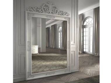 Specchio da terra rettangolare in legno con cornice GOLD CASA +39
