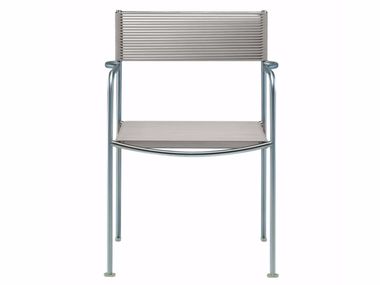 Sedia da giardino con braccioli GREEN PVC - 201_O Alias