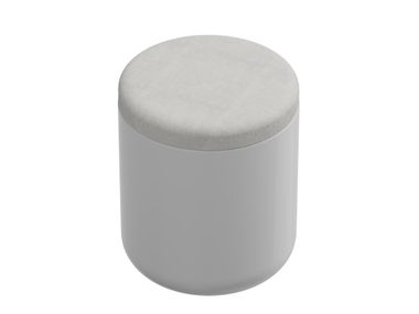 Ceramic pouf with fabric seat PETRA GSG Ceramic Design